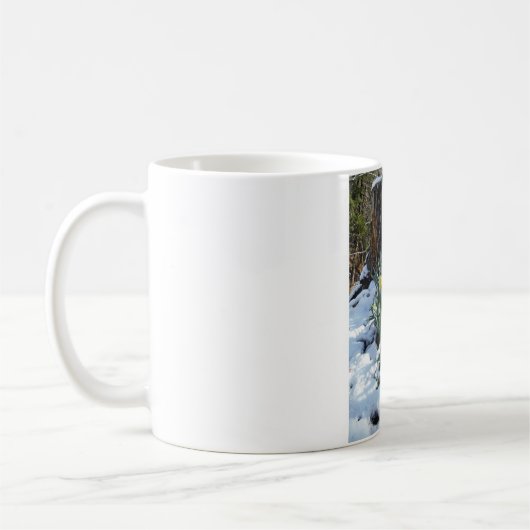 Mug Les jonquilles jaunes dans la neige (Gauche)
