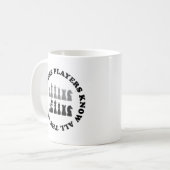 Mug Les joueurs d'échecs drôles savent tout l'humour (Devant gauche)