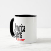 Mug Les Joueurs D'Harmonica Font Mieux La Blague (Devant gauche)