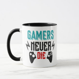 Mug Les joueurs ne meurent jamais de jouer
