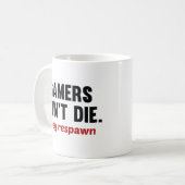 Mug Les joueurs ne meurent pas. Ils Se Respectent. Caf (Devant gauche)