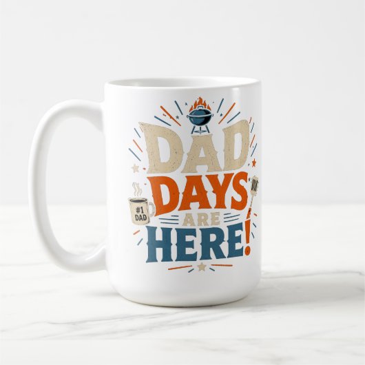 MUG LES JOURS DES PAPA SONT ARRIVÉS (Gauche)