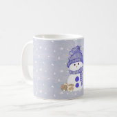 Mug Les lapins de neige et de sommeil (Devant gauche)