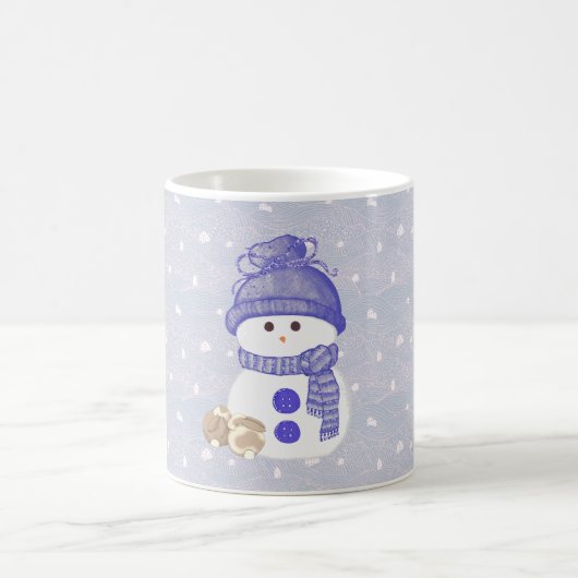 Mug Les lapins de neige et de sommeil (Centre)