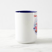 Mug Les lapins de patinage Noël (Centre)