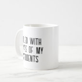 Mug Les larmes de mes étudiants Drôle cadeau enseignan (Devant gauche)