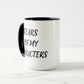 Mug Les larmes de mes personnages s'emparent (Devant gauche)