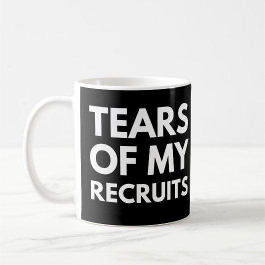 Mug Les larmes de mes recruteurs Drôle Recruteur (Gauche)