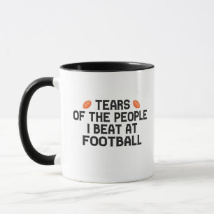 Mug Les Larmes Des Gens Que Je Bats Au Football Drôle