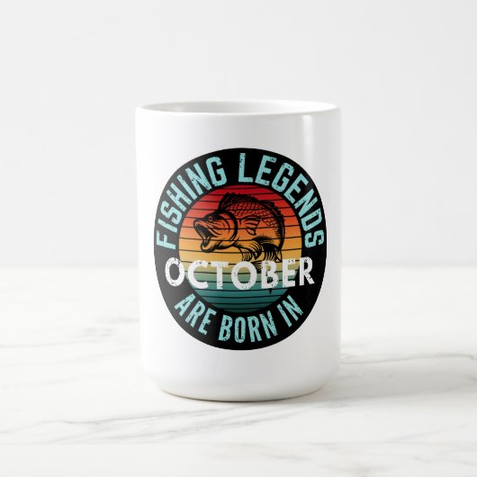 MUG LES LÉGENDES DE PÊCHE NÉCESSITENT D'OCTOBRE (Centre)
