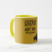 Mug Les légendes ne naissent pas, elles se font – Cour (Devant gauche)