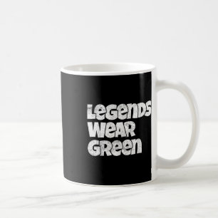 Mug Les légendes portent l'esprit vert, l'équipe porte