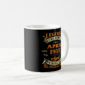 Mug Les Légendes Sont Nées En Avril 1955 68E (Devant droit)