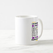 Mug Les légendes sont nées en février (Devant droit)