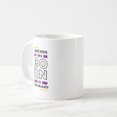 Mug Les légendes sont nées en février (Devant gauche)