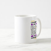 Mug Les légendes sont nées en janvier (Devant droit)