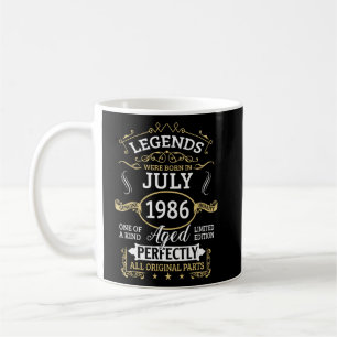 Mug Les Légendes Sont Nées En Juillet 1986 37ème Anniv