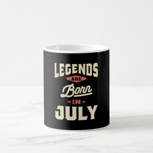 Mug Les légendes sont nées en Juillet - Juillet Annive (Centre)