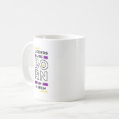 Mug Les légendes sont nées en mars (Devant gauche)
