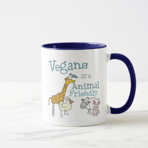 Mug Les légumes sont amis des animaux