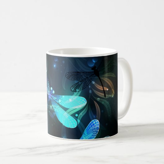 Mug Les libellules du lac (Devant droit)