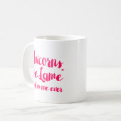 Mug Les licornes sont Lame dit personne jamais (Devant gauche)