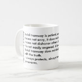 Mug Les litanies de la tramway aérienne (Devant gauche)