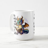 Mug Les livres sont plus chauds (Devant gauche)