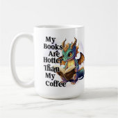 Mug Les livres sont plus chauds (Gauche)