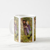 Mug Les Longs Fiançailles par Arthur Hughes, Art Vinta (Devant gauche)