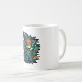 Mug Les loups jouent à des jeux (Devant droit)
