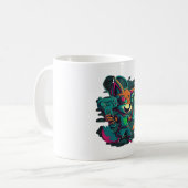 Mug Les loups jouent à des jeux (Devant gauche)