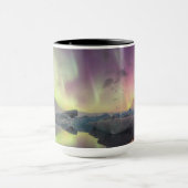 Mug Les lumières d'Aurora se reflètent dans la lagune (Centre)