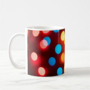 Mug Les lumières de Noël ont été désamorcées. Bokeh du