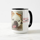 Mug Les lundis ont besoin de café fatigué taurchien la (Devant droit)