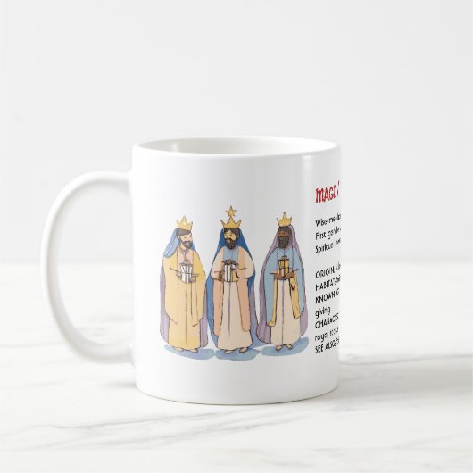 Mug Les Mages, trois Hommes Sages Epiphanie Cadeau, Ch (Gauche)