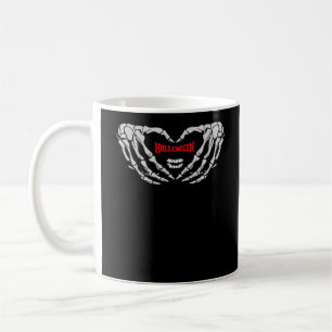 Mug Les Mains De Squelette Se Plier Dans Un Coeur. Hal
