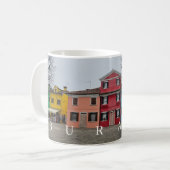 Mug Les maisons de l'île de Burano vue (Devant gauche)