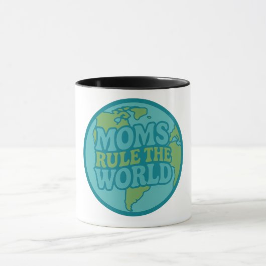Mug Les mamans règnent sur le monde Groovy Globe (Centre)