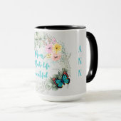 Mug Les mamans rendent la vie belle sur mesure (Devant droit)