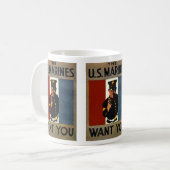 Mug Les marines des USA vous veulent (Devant gauche)
