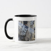 Mug Les Marines et les Marines américains ont des engi (Gauche)