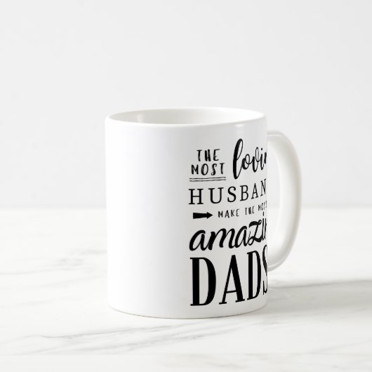 Mug Les maris les plus aimés font des papas Extraordin (Devant droit)