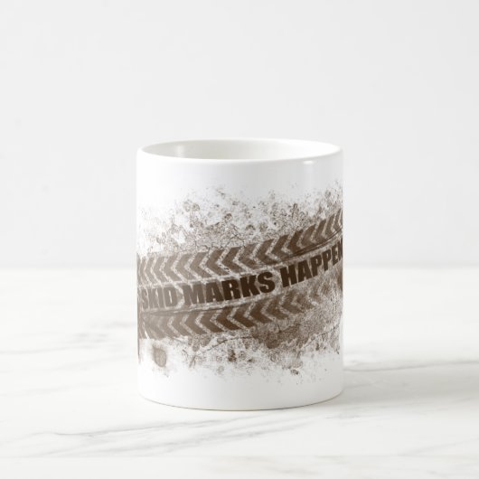 Mug Les marques de dérapage se produisent (Centre)