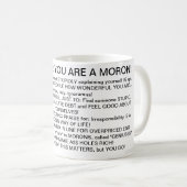 Mug Les marques de saint MORONS ! (Devant droit)