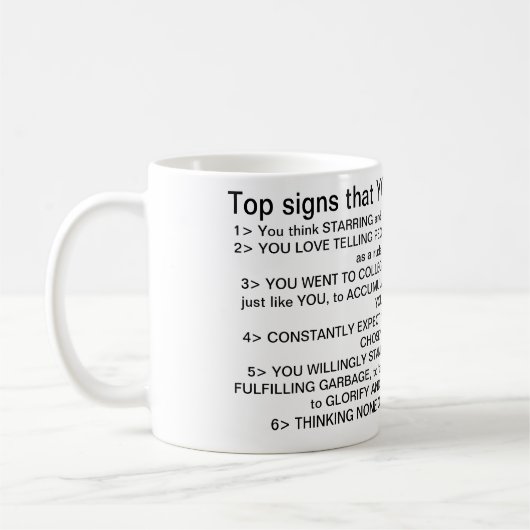 Mug Les marques de saint MORONS ! (Gauche)