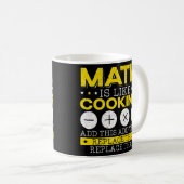 Mug Les Maths, c'est comme la Cuisine mathématique des (Devant droit)