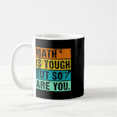 Mug Les maths c'est dur mais vous aussi Retour au math (Gauche)
