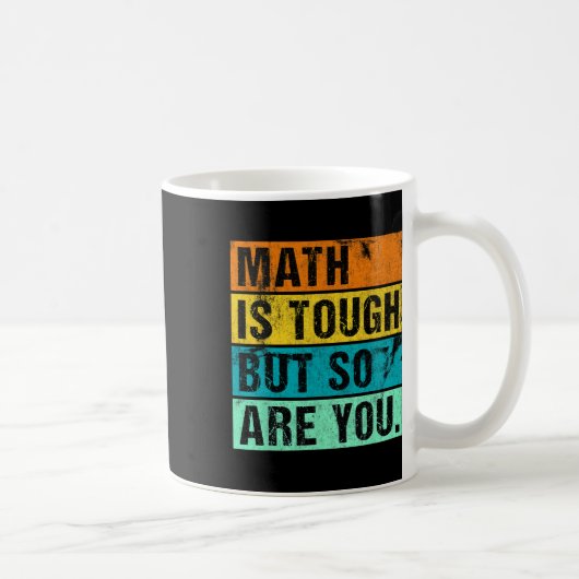 Mug Les maths c'est dur mais vous aussi Retour au math (Droite)