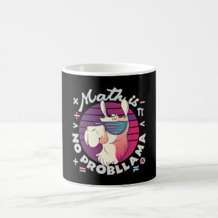 Mug Les maths c'est pas un probLlama